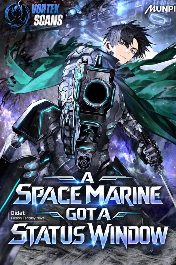 A Space Marine Got a Status Window Manga Cover