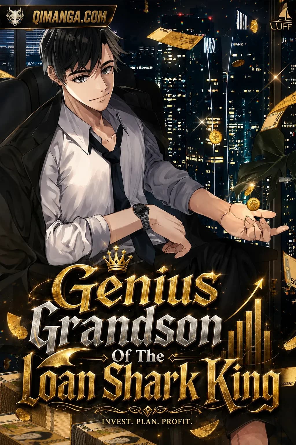 Genius Grandson of the Loan Shark King Manga Cover