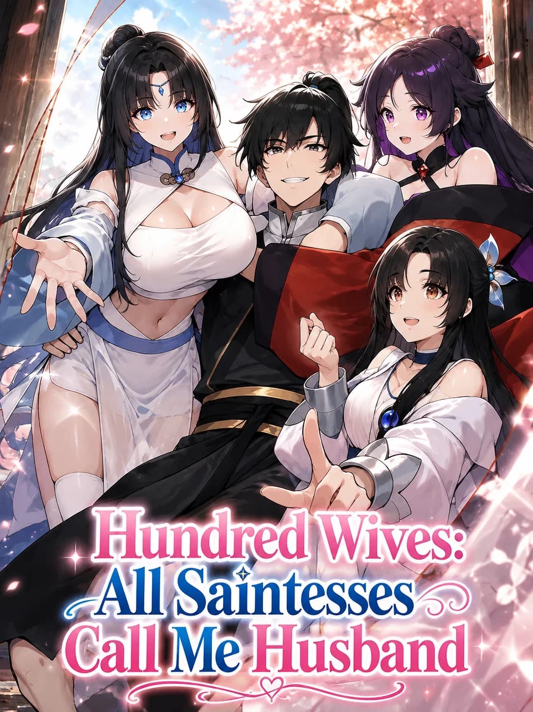 Hundred Wives: All Saintesses Call Me Husband Manga Cover