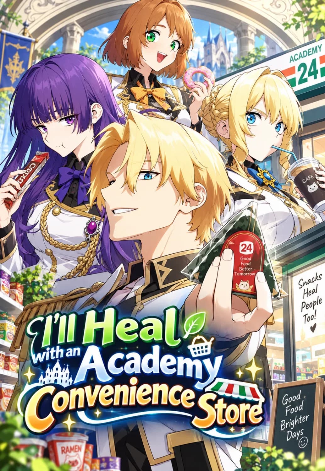I'll Heal with an Academy Convenience Store Manga Cover