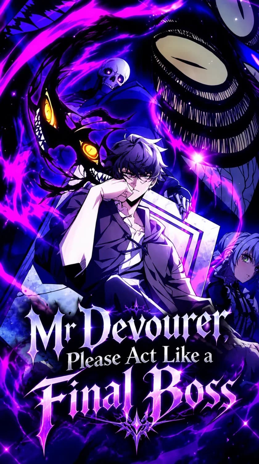 Mr. Devourer, Please Act Like a Final Boss Manga Cover