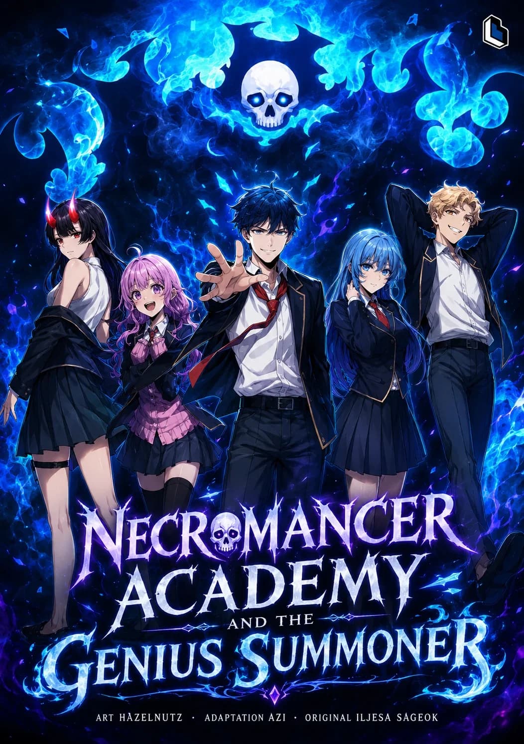 Necromancer Academy and the Genius Summoner Manga Cover
