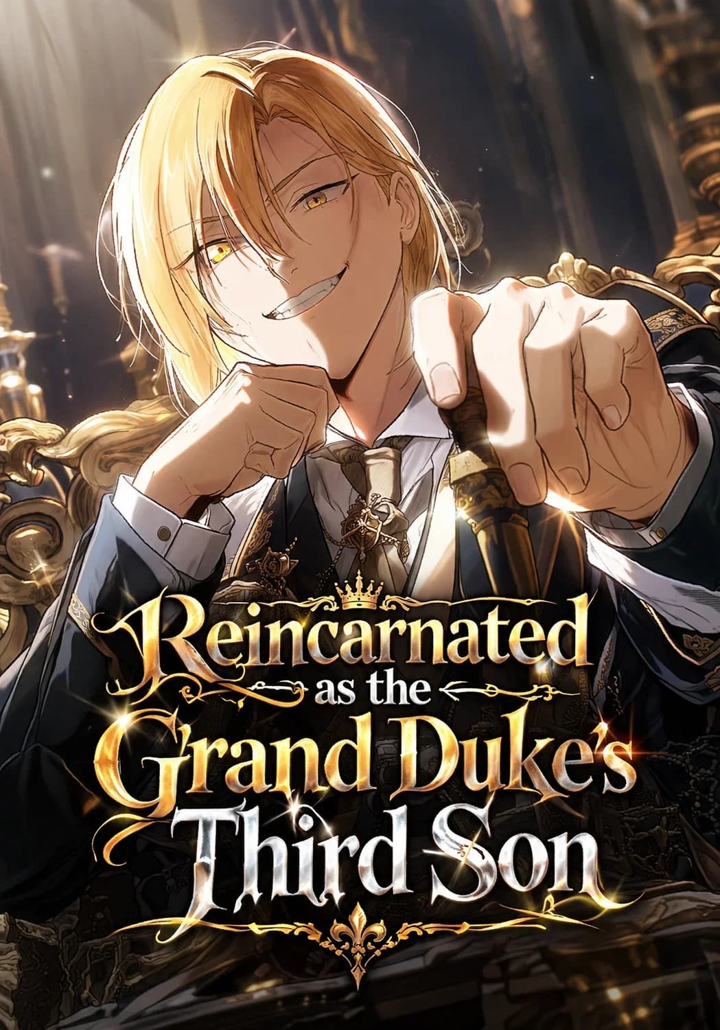 Reincarnated as the Grand Duke's Third Son Manga Cover