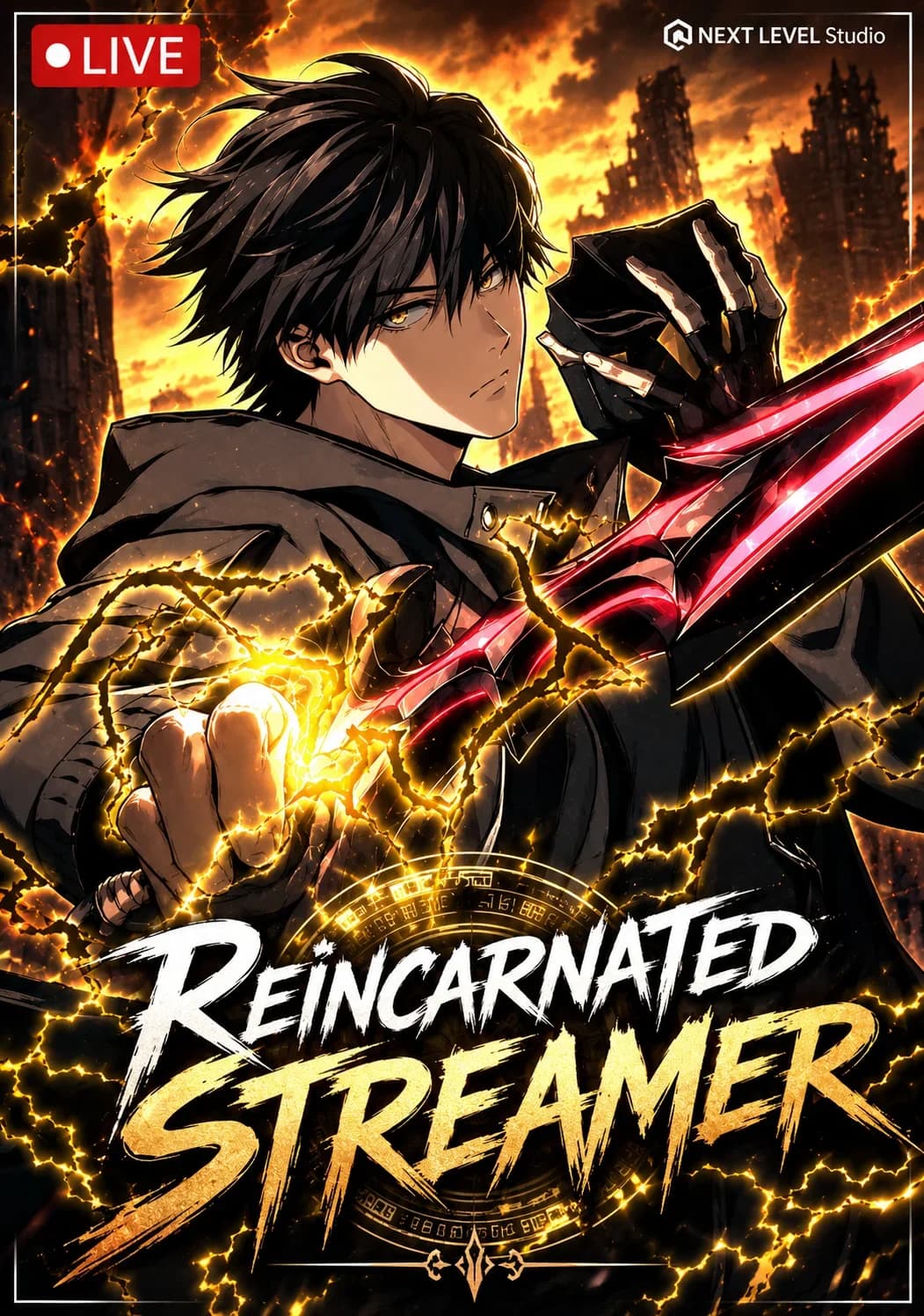 Reincarnated Streamer Manga Cover