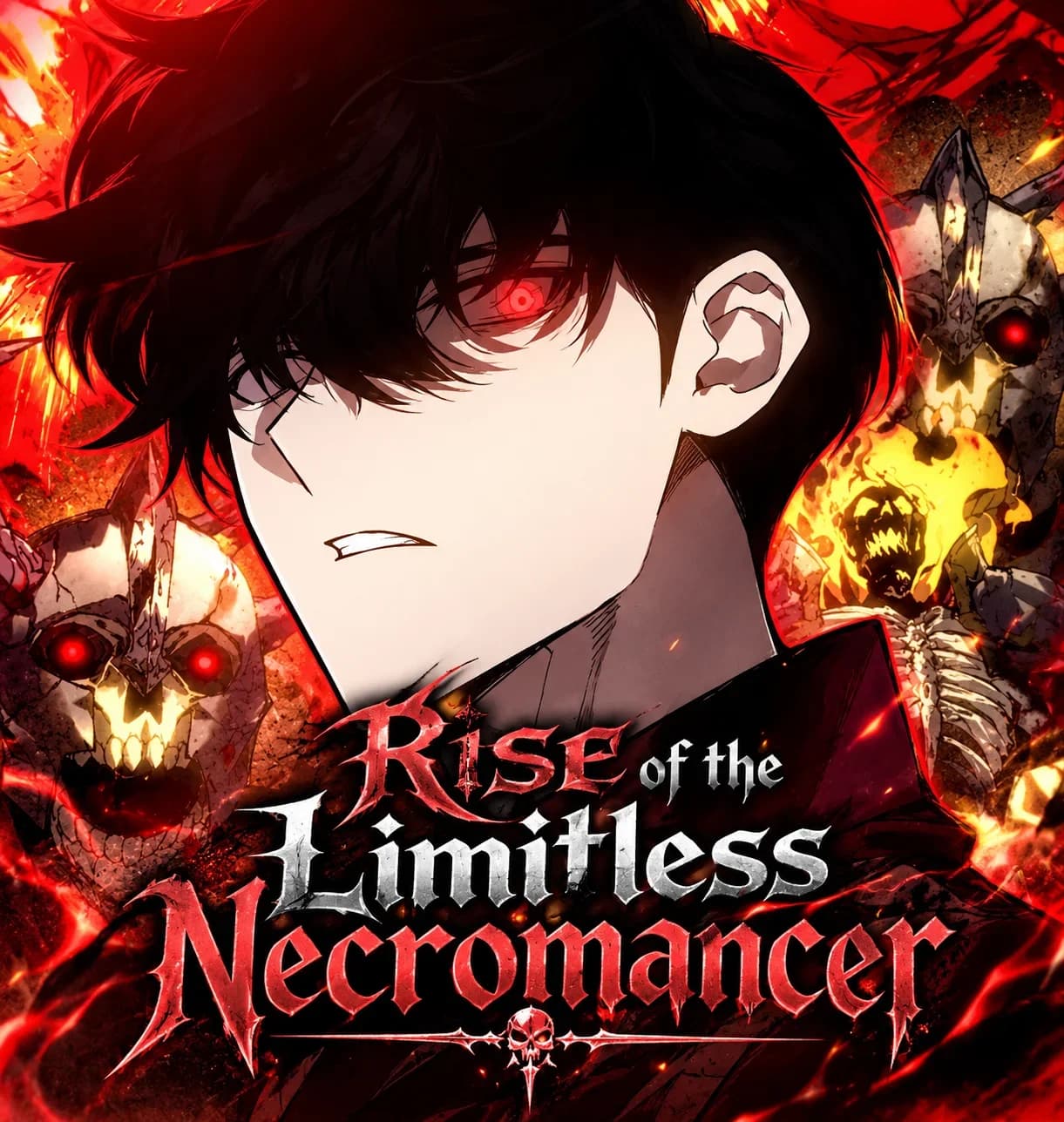 Rise of the Limitless Necromancer Manga Cover